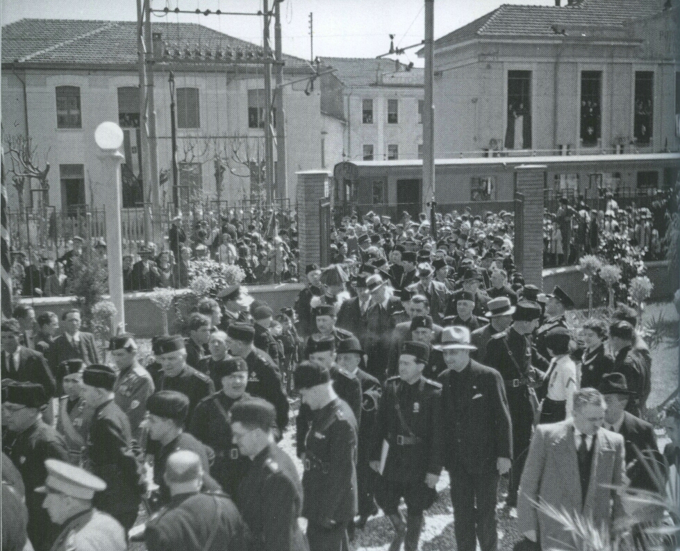 Inaugurazione sottostazione elettrica - Seconda veduta - anni 30