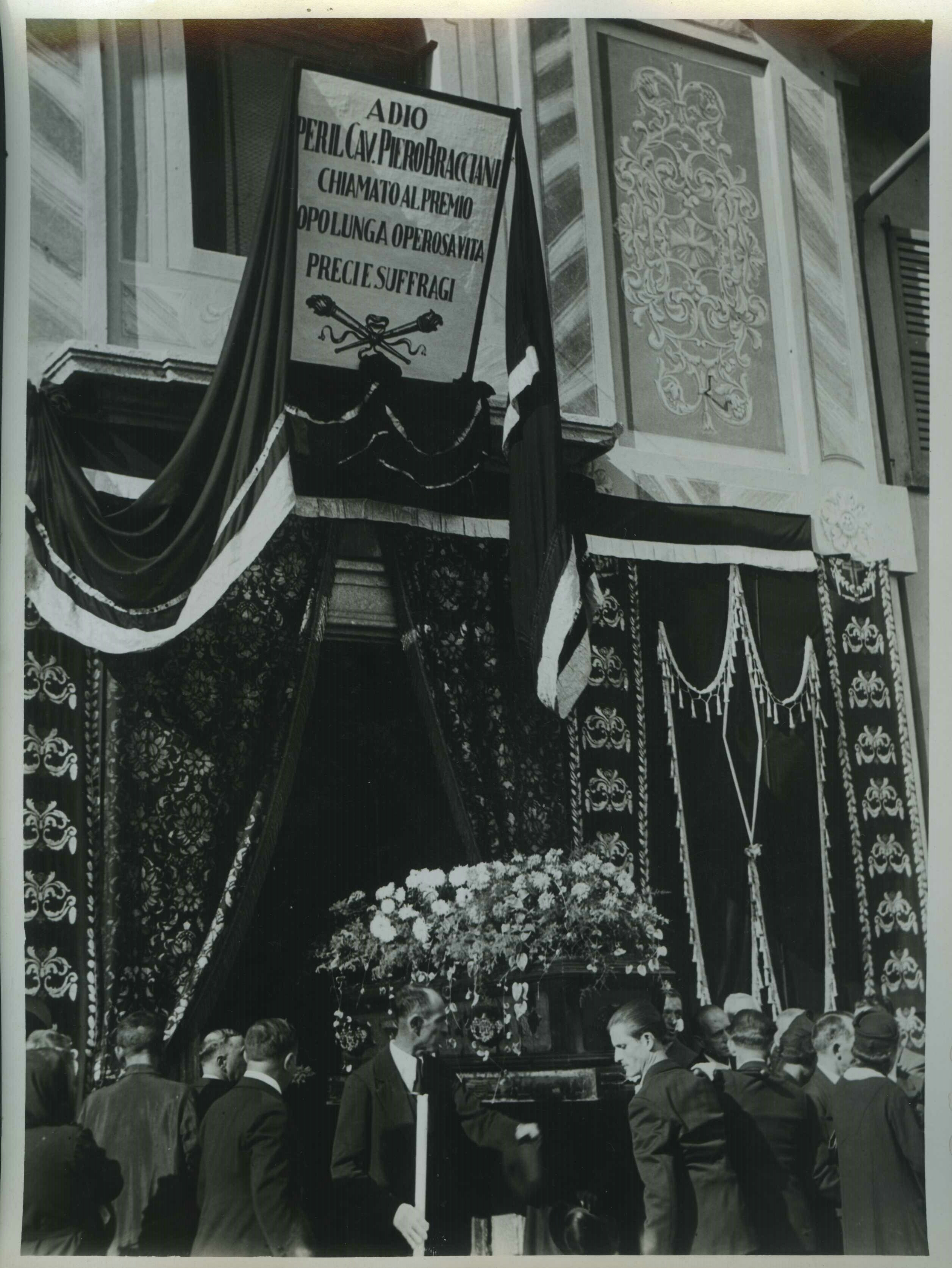 Funerali di Piero Bracciani - anno 1938