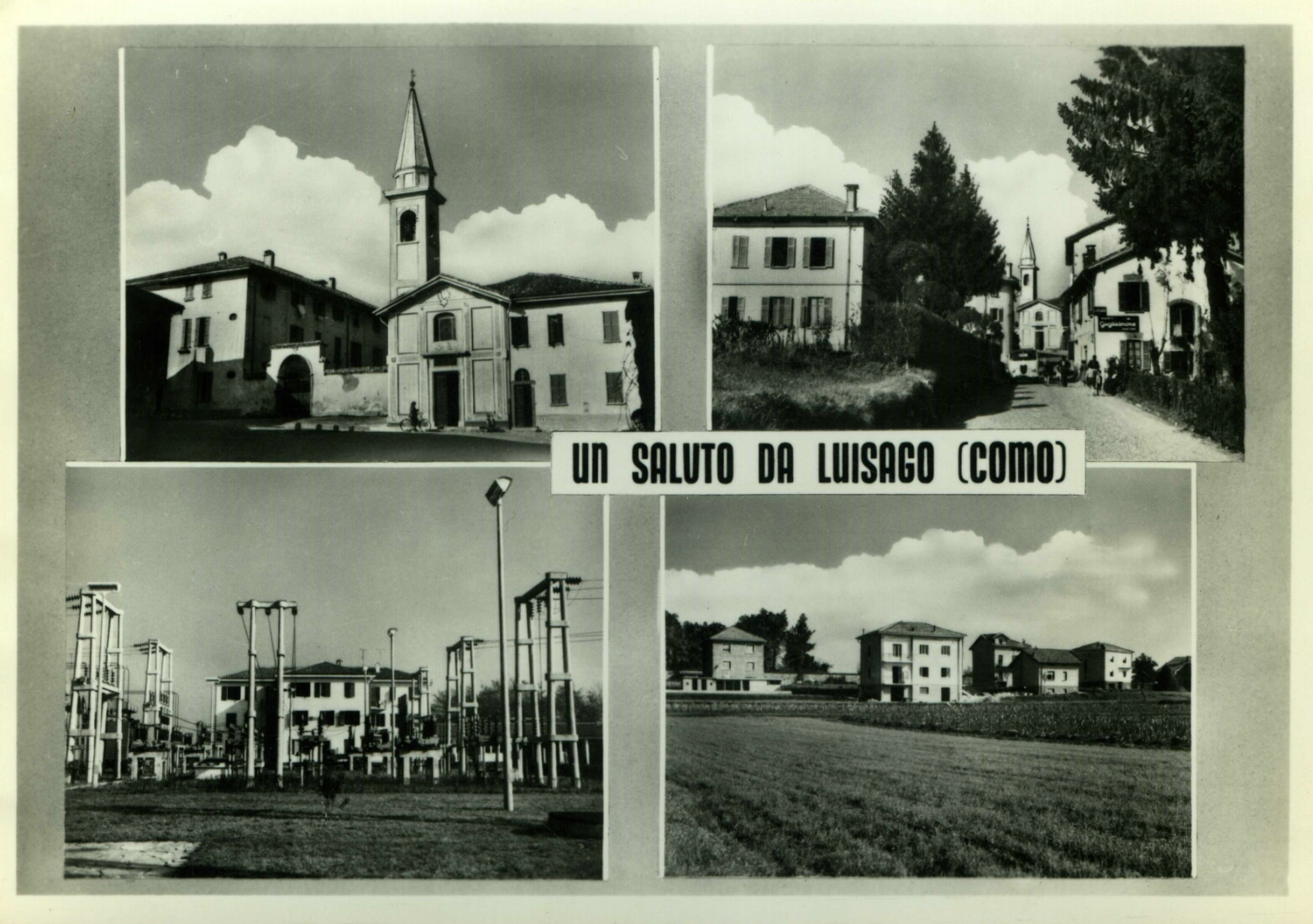Cartolina di Luisago - anni 60