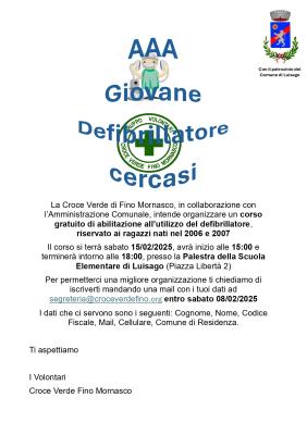 EVENTO GIOVANE DEFIBRILLATORE foto 