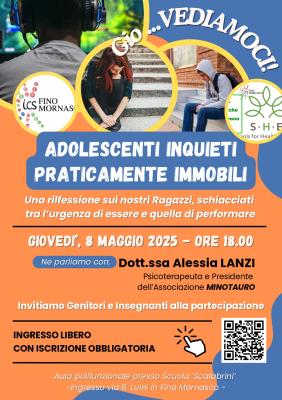 INCONTRO INFORMATIVO - ADOLESCENTI INQUIETI foto 
