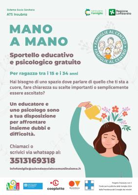 SPORTELLO PSICOLOGICO MANO A MANO foto 