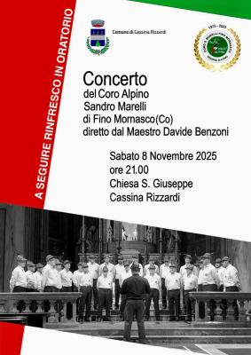 CONCERTO ALPINI CASSINA RIZZARDI foto 
