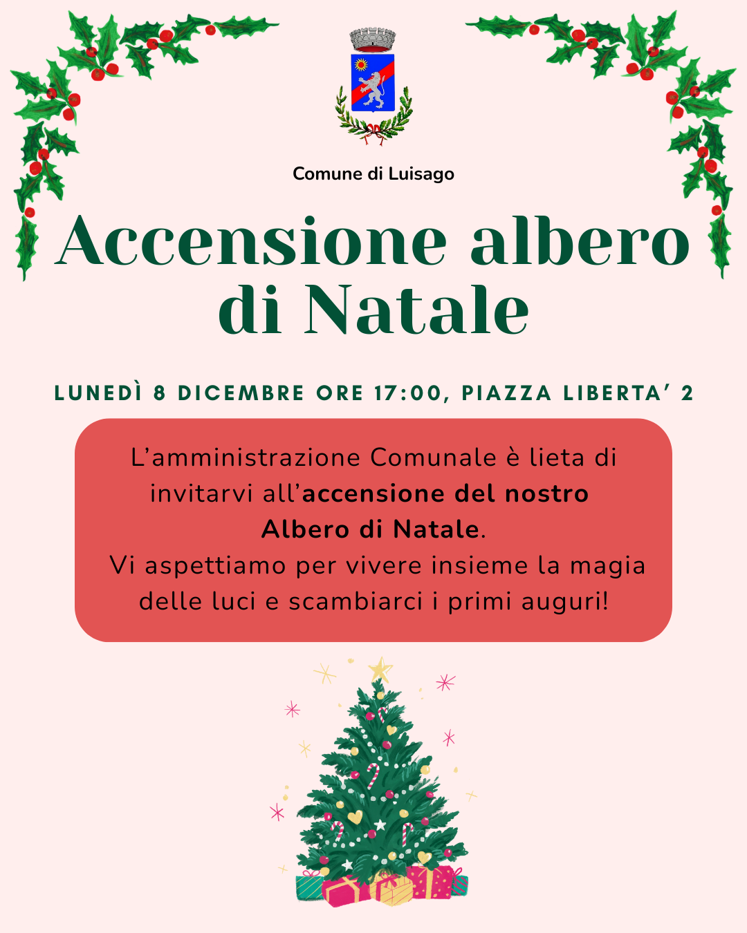 ACCENSIONE ALBERO DI NATALE foto 