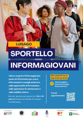 SPORTELLO INFORMAGIOVANI A LUISAGO foto 