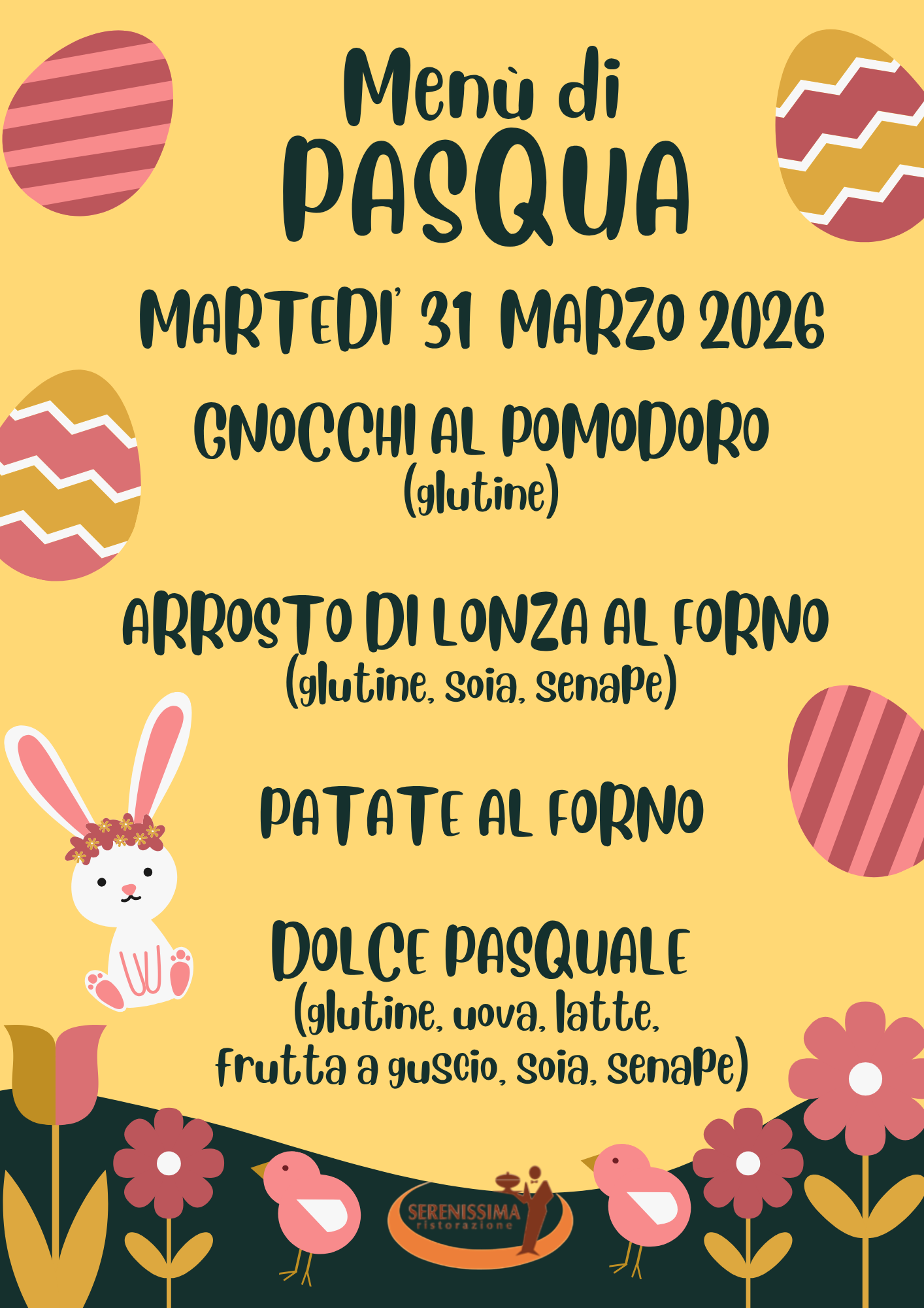 MENU  SPECIALE  DI PASQUA foto 
