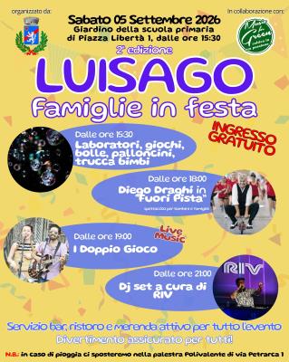 LUISAGO FAMIGLIE IN FESTA: 2° EDIZIONE! foto 