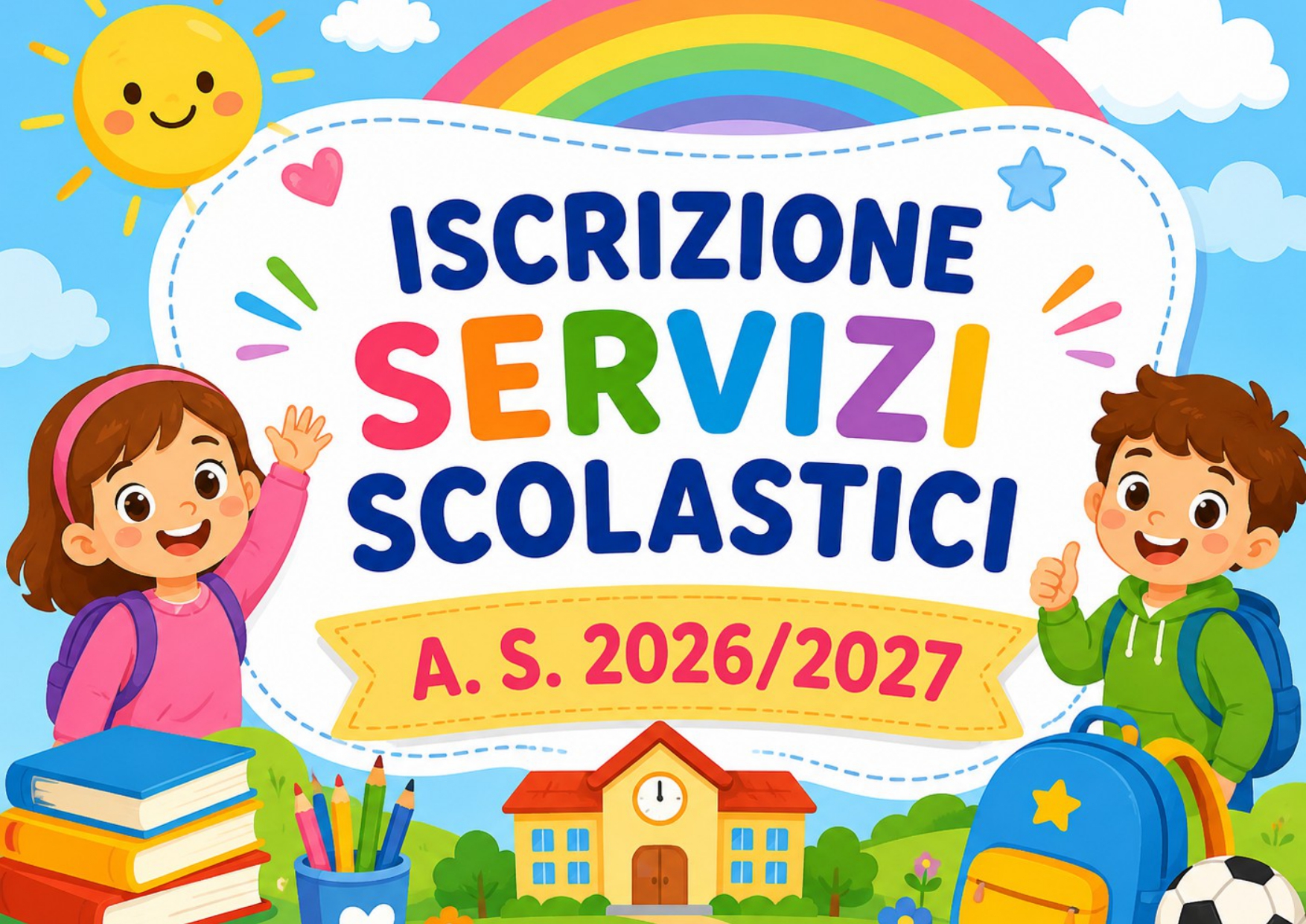 ISCRIZIONE AI SERVIZI SCOLASTICI ANNO 2026-2027