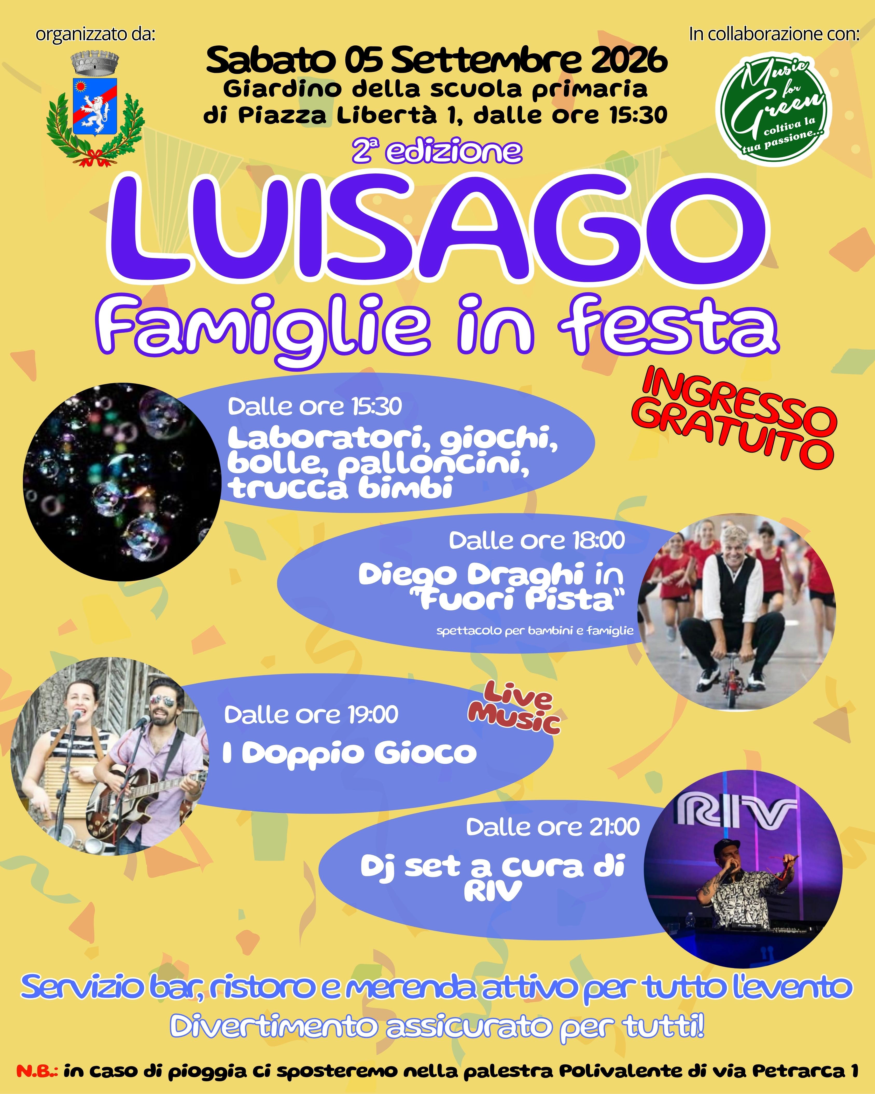 LUISAGO FAMIGLIE IN FESTA: 2° EDIZIONE!