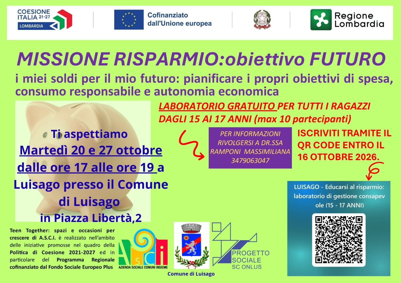 MISSIONE RISPARMIO: obiettivo FUTURO